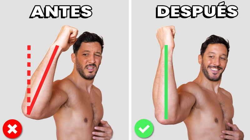 ejercicios para los hombros caidos