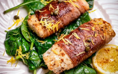 Bacalao con panceta ahumada