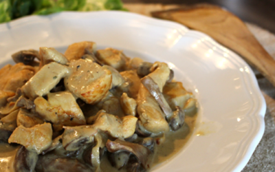 Pollo en leche de coco