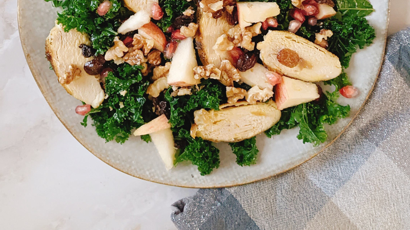 Ensalada de kale y pollo Ensalada de kale y pollo