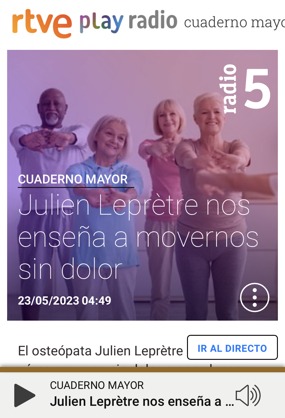RTVE Julien Lepretre RTVE Julien Lepretre