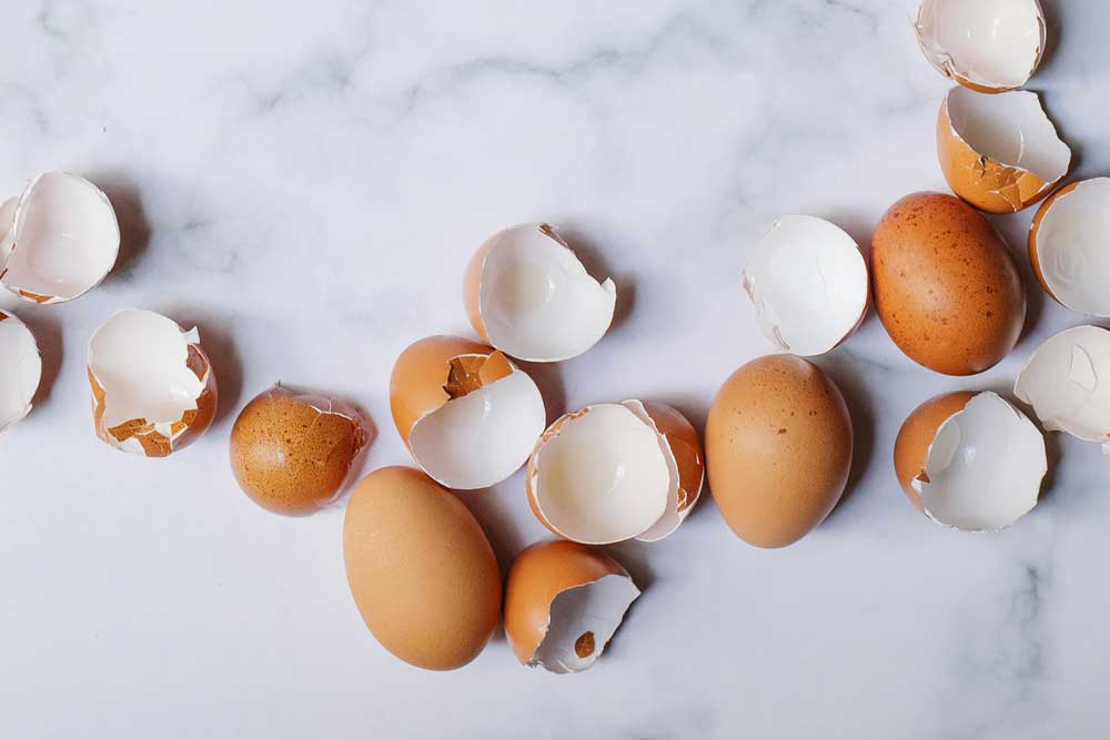 Beneficios del colágeno en las cascaras de huevo